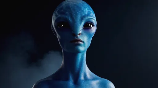 a blue alien